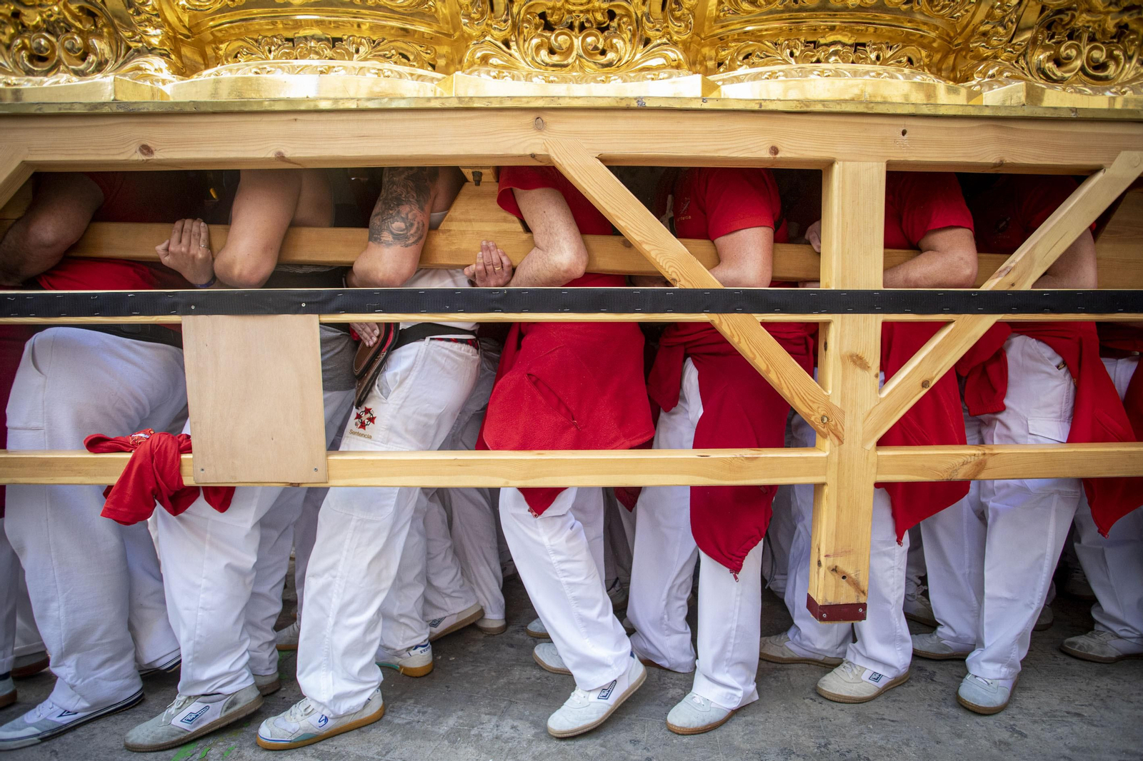 Las imágenes de la cofradía de Sentencia en la Semana Santa de Cádiz 2022