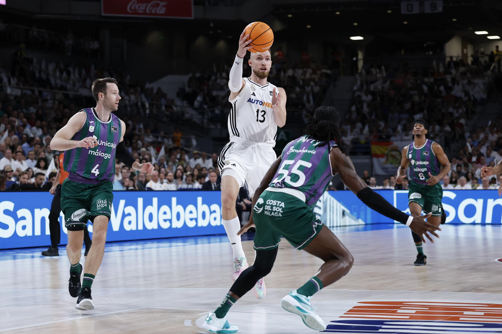 El Real Madrid-Unicaja, en fotos