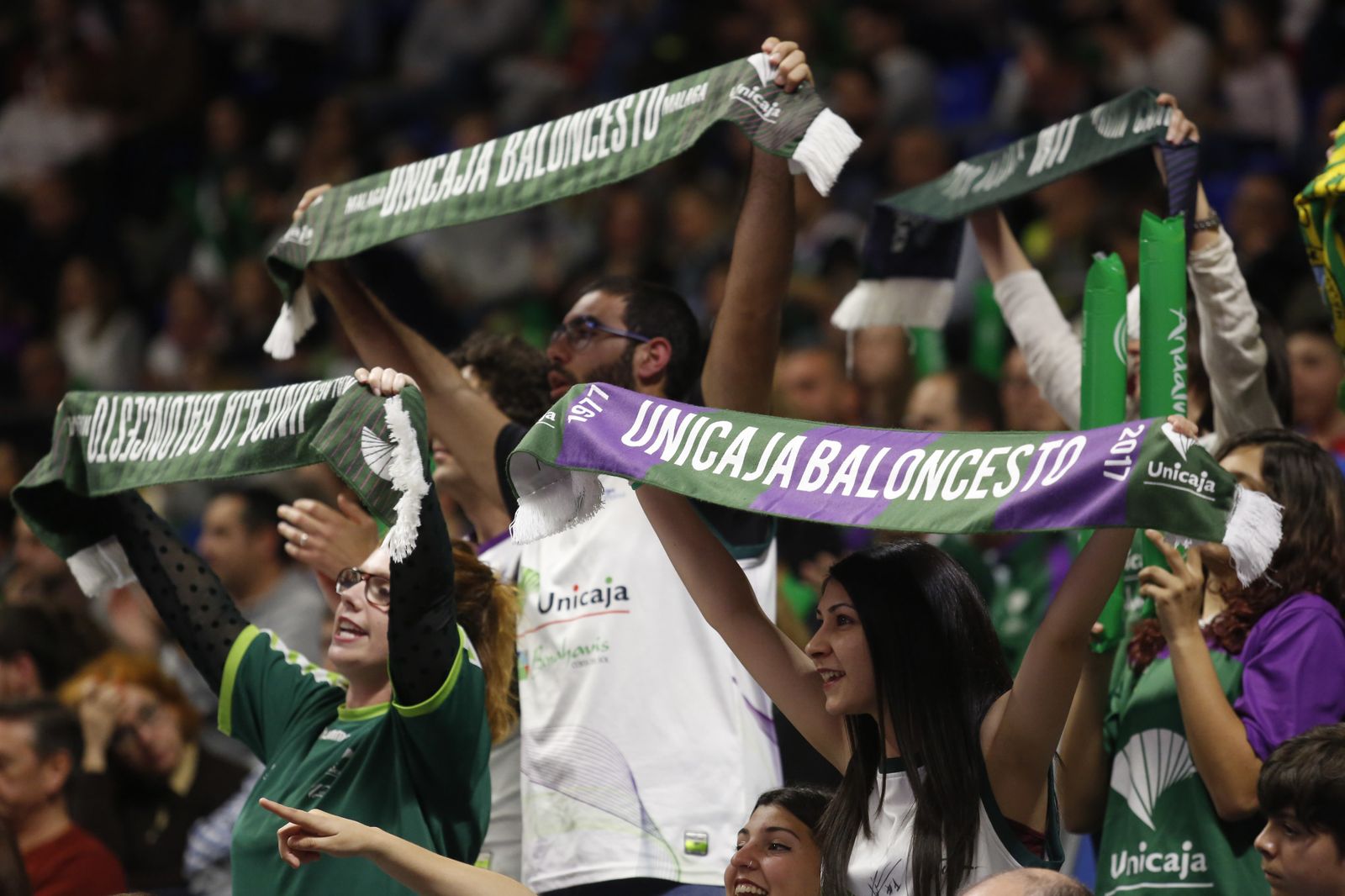 Imágenes del Unicaja-Bayern de Múnich