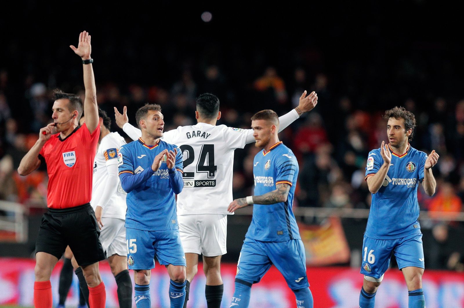 Las imágenes del Valencia-Getafe de Copa del Rey