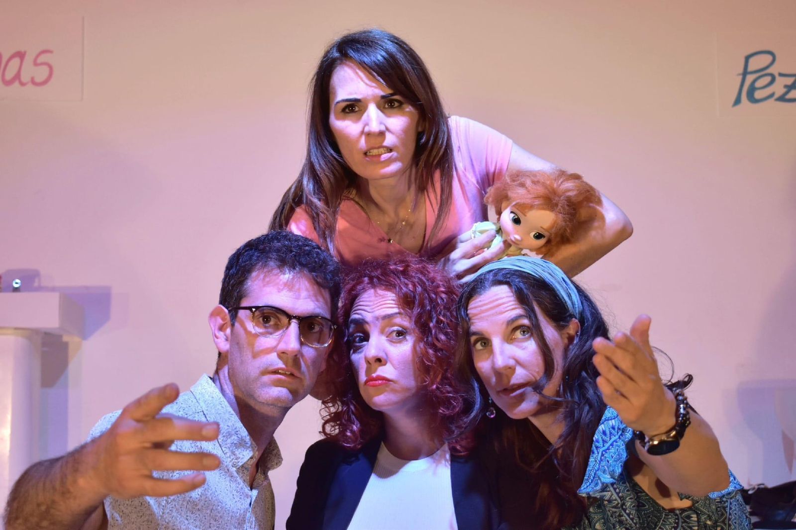 Un momento del montaje de la Compañía Fabulosa.