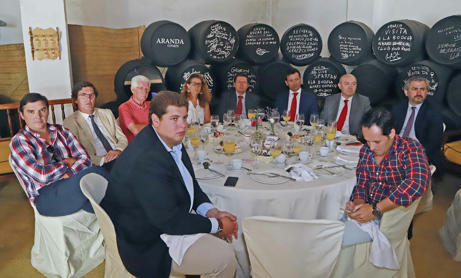 La consejera de agricultura y pesca Carmen Crespo en los desayunos del Banco de Santander y Grupo Joly