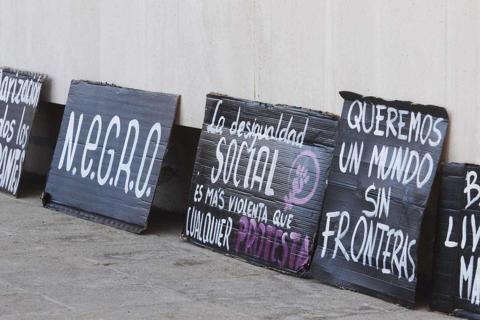 Estas son las fotos de la marcha pacífica por la dignidad humana