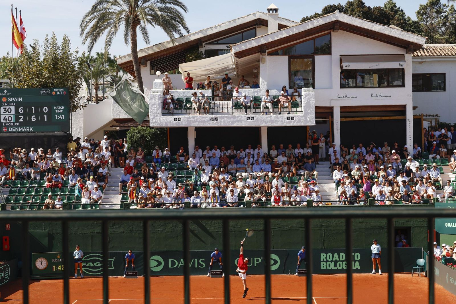Jaume Munar pierde con Elmer Moller en la Copa Davis en Marbella