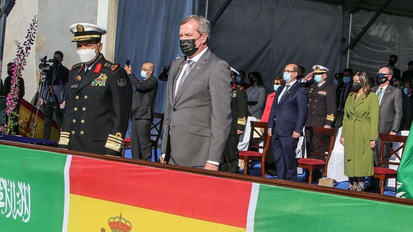 Así ha sido la botadura de la corbeta 'Unayzah' en Navantia San Fernando