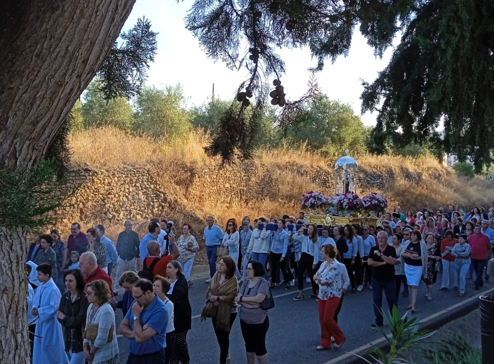 Procesión de la virgen de los Remedios.
