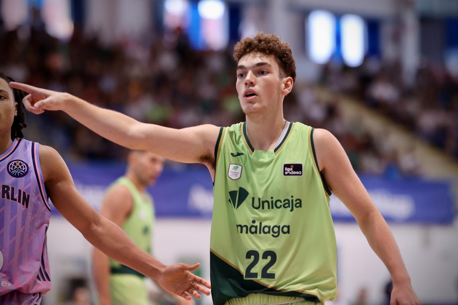 Manu Trujillo, con el primer equipo.