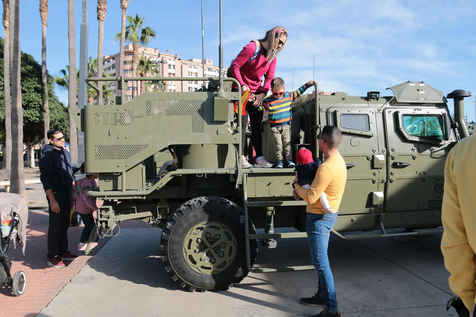 Jura de bandera civil en Las Almadrabillas