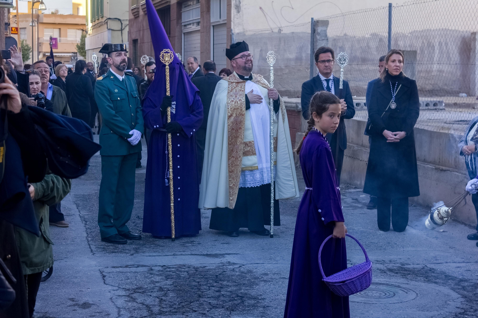 Imágenes del Jueves Santo en Balerma, Santo Domingo y Santa María del Águila