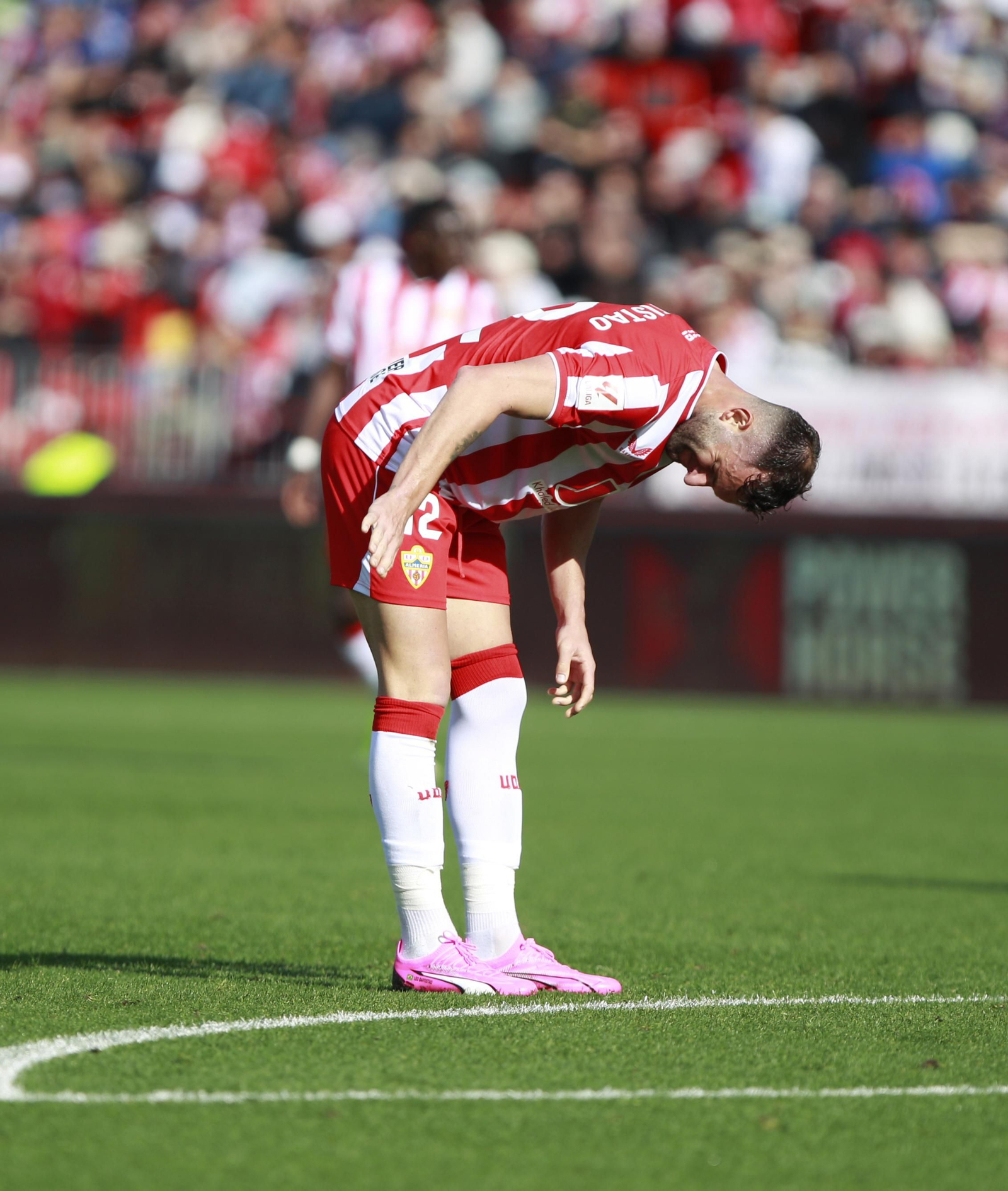 Las mejores imágenes del partido de fútbol U.D. Almería-Girona F.C.
