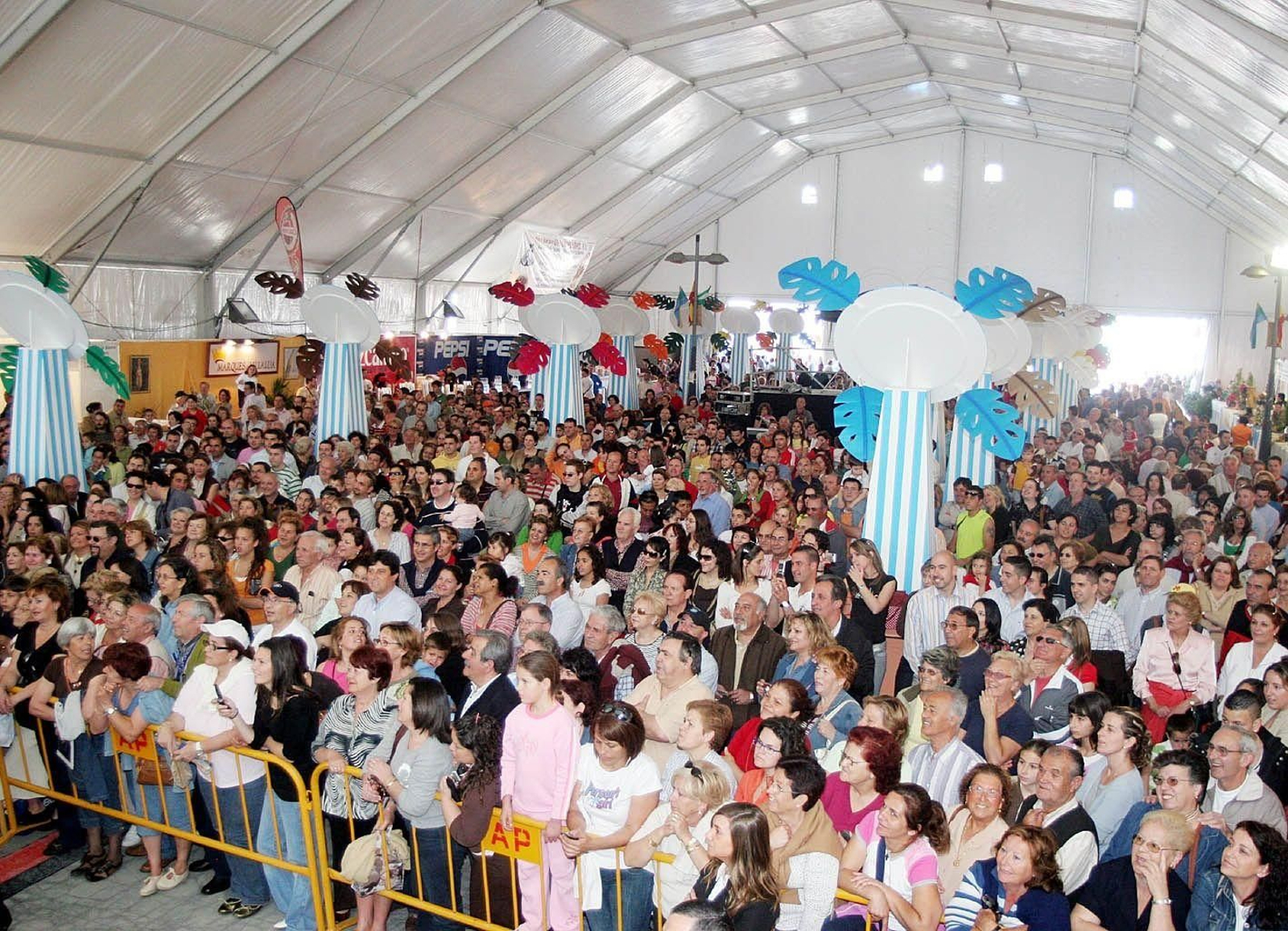 Feria de la Gamba en la pasada edición, en Punta Umbría.