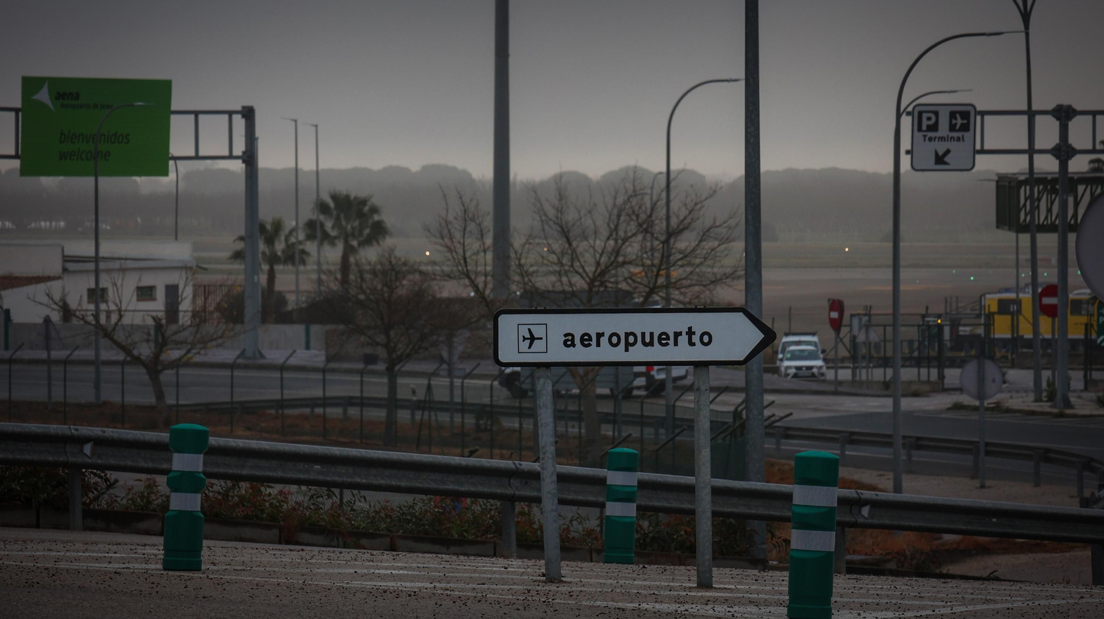 Densa niebla en Jerez