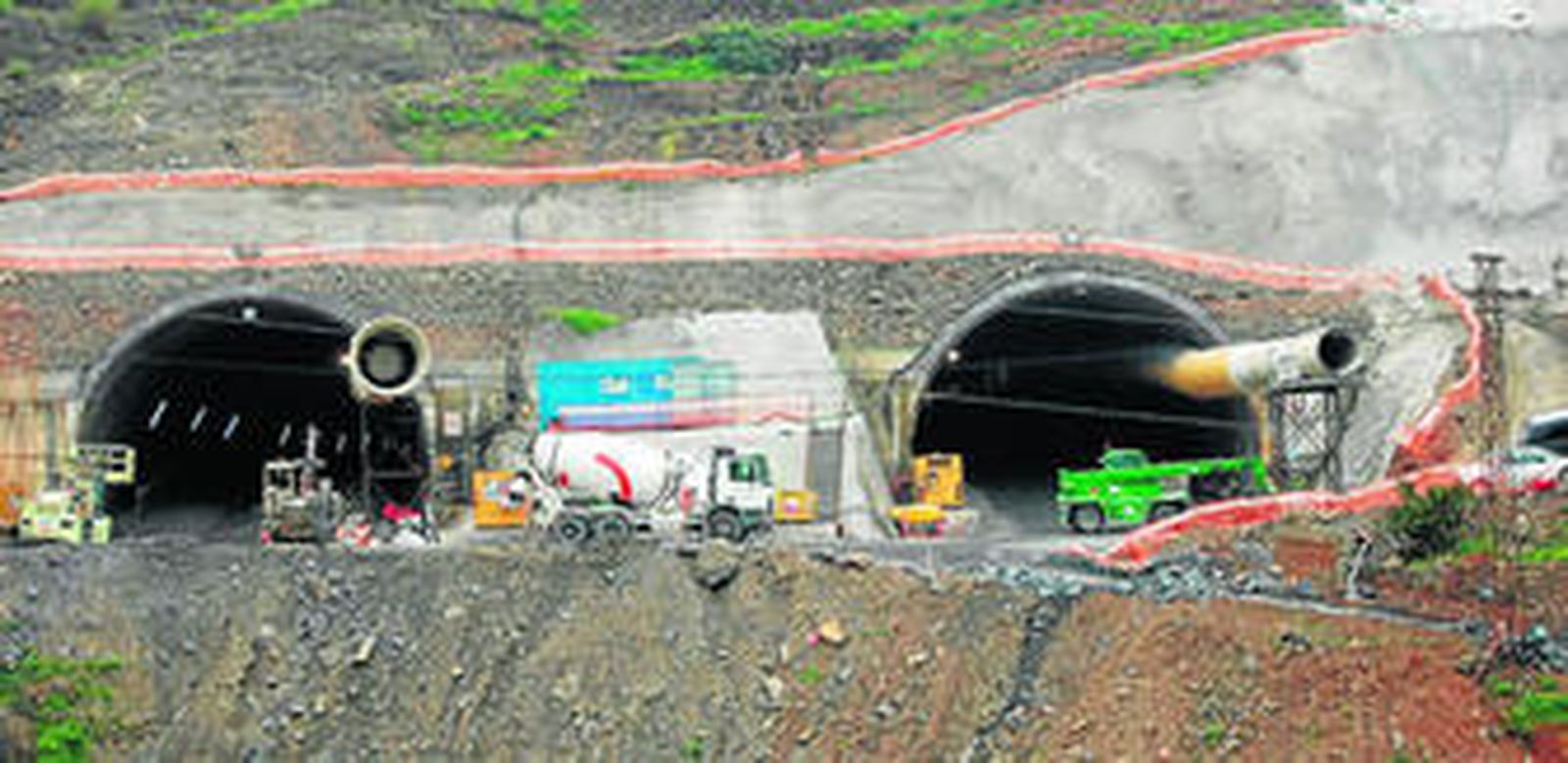 Imagen de los túneles de Taramay.