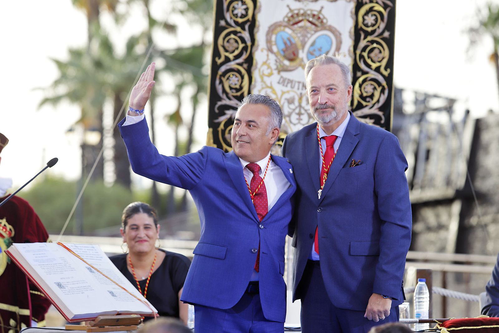 Imágenes de la constitución de la Diputación de Huelva