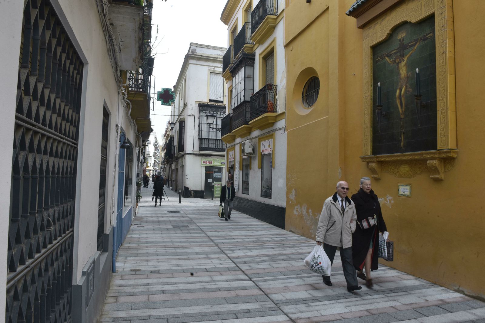 Imágenes de la reforma de la calle Baños