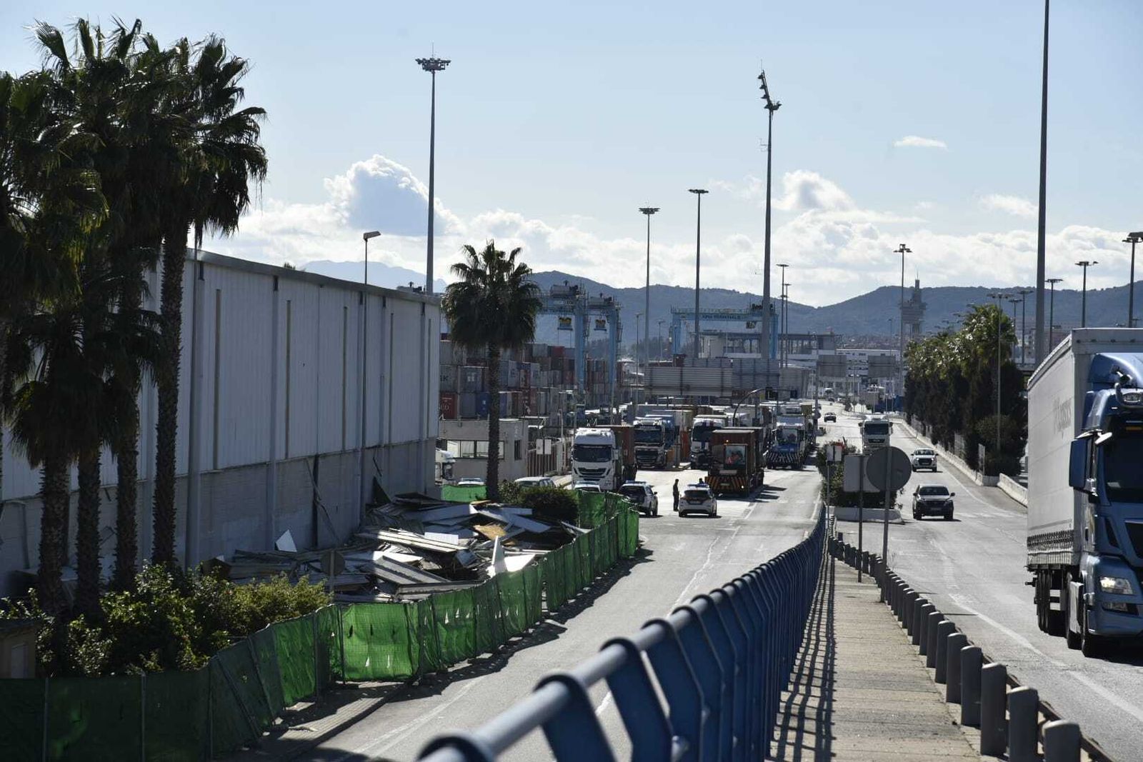Camiones en APM Terminals