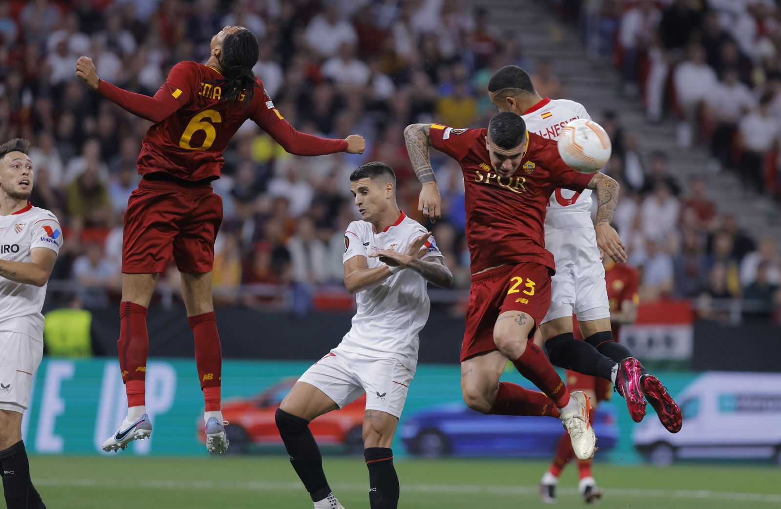Las imágenes del Sevilla-Roma