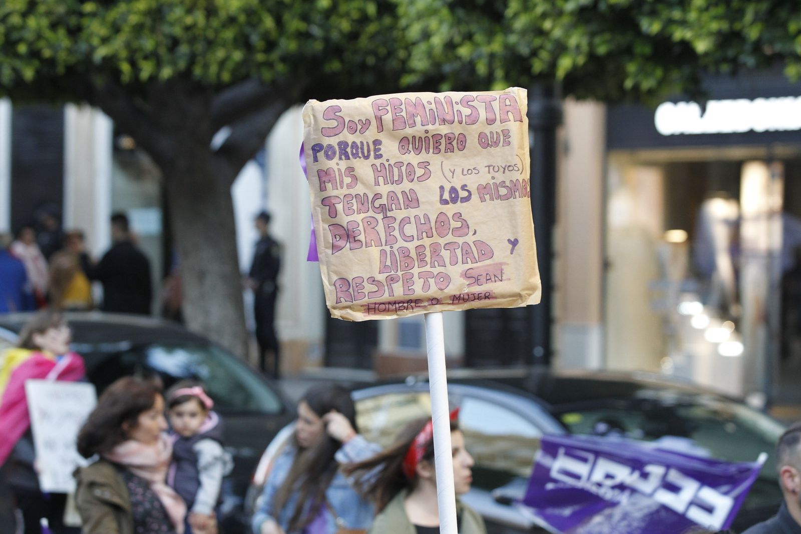 Fotogalería manifestación Día Internacional de la Mujer