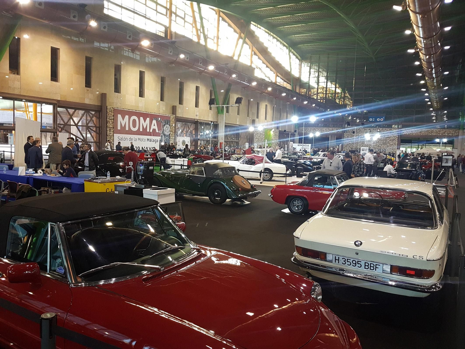 Varios de los modelos, ayer, en el Palacio de Ferias y Exposiciones de Congresos de la capital.