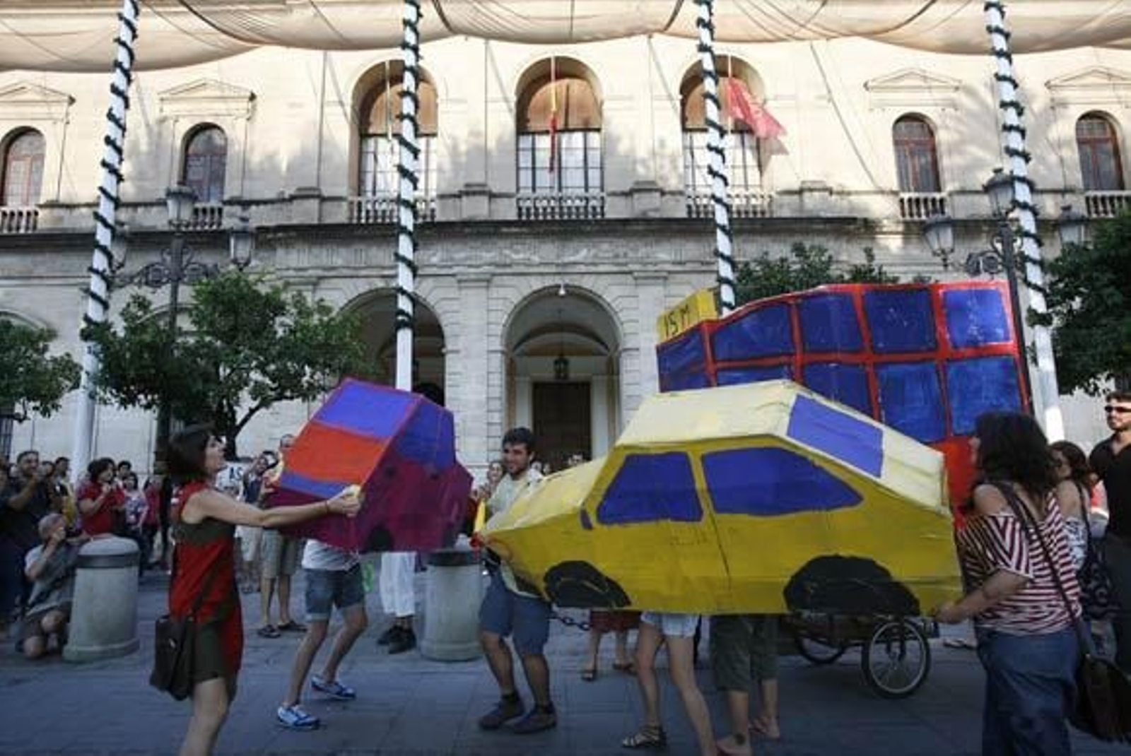 Primera protesta contra la derogación