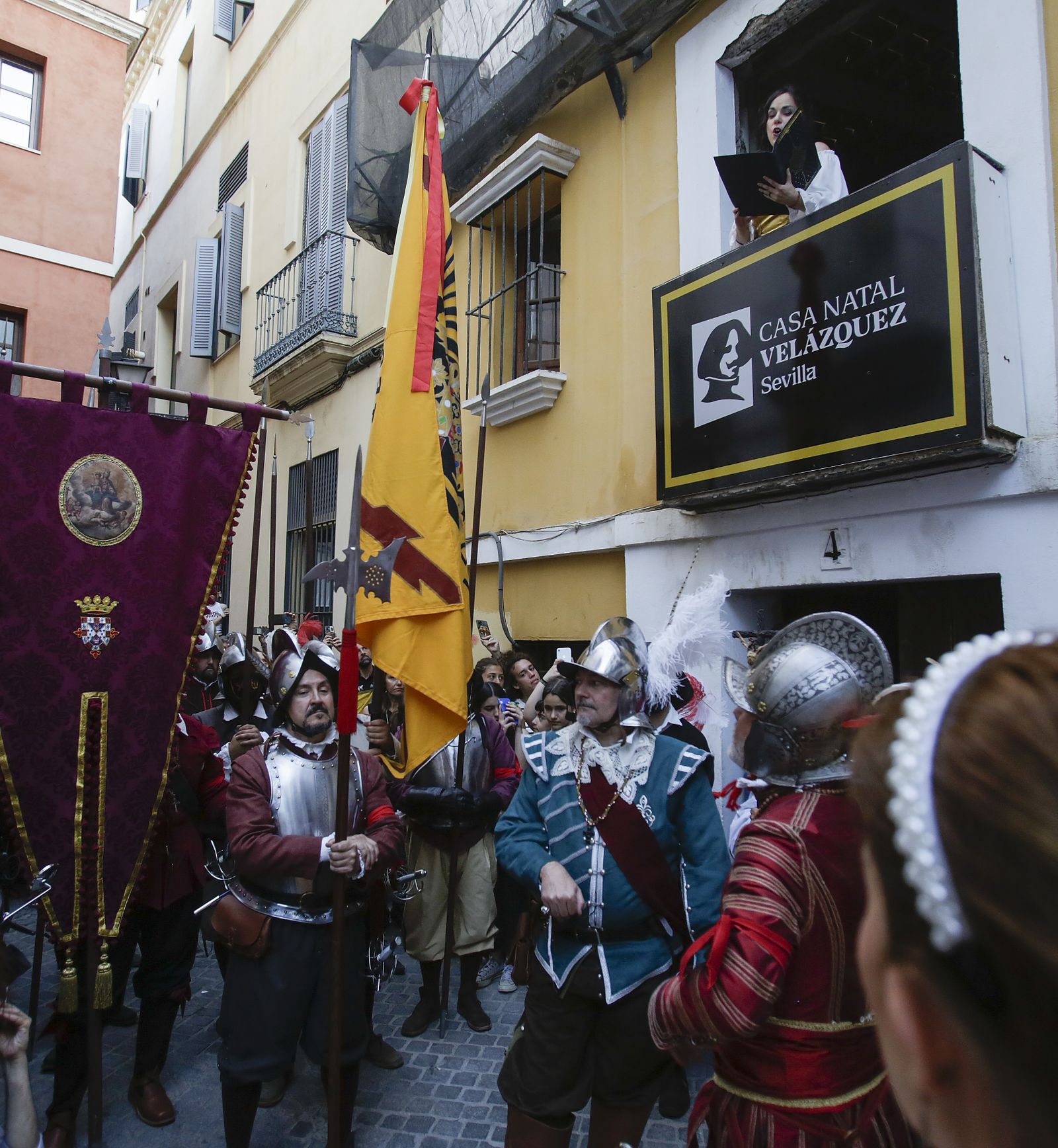 El Tercio de Olivares representa "La rendición de Breda" para conmemorar el nacimiento de  Velázquez.
