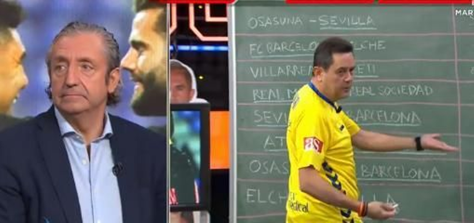 Tomás Roncero acudió con la camiseta del Cádiz al programa 'El Chiringuito de Jugones'.