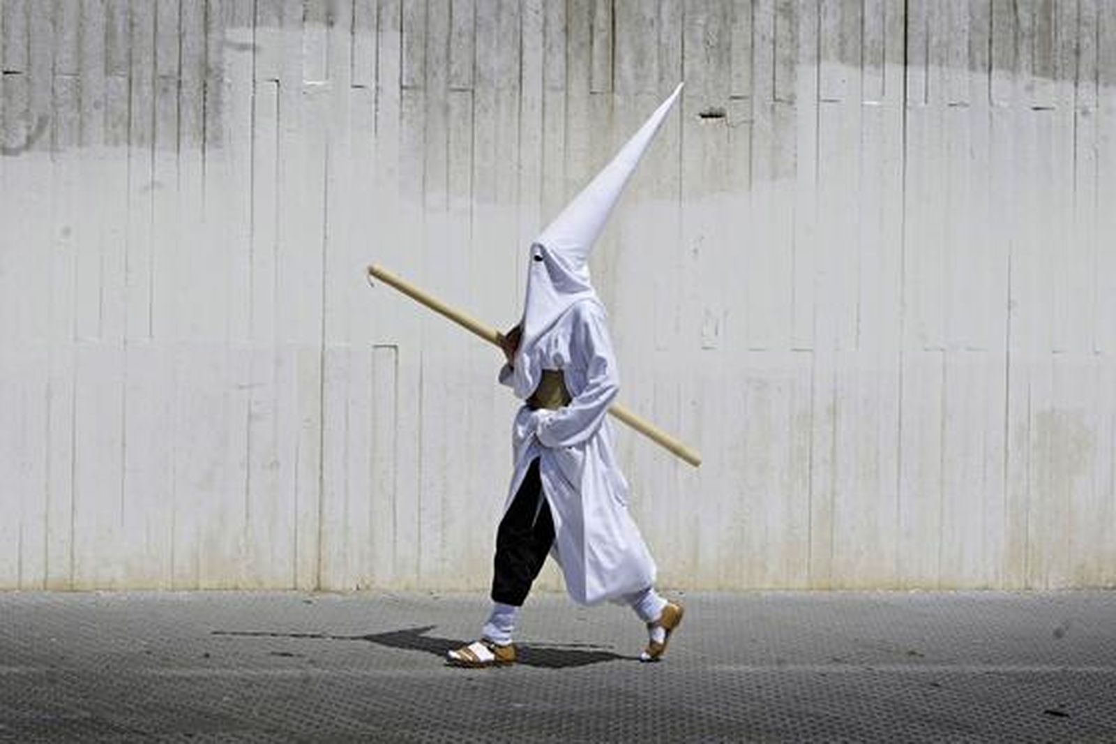 Salida procesional de Jesús Despojado. 

Foto: Julio Gonzalez