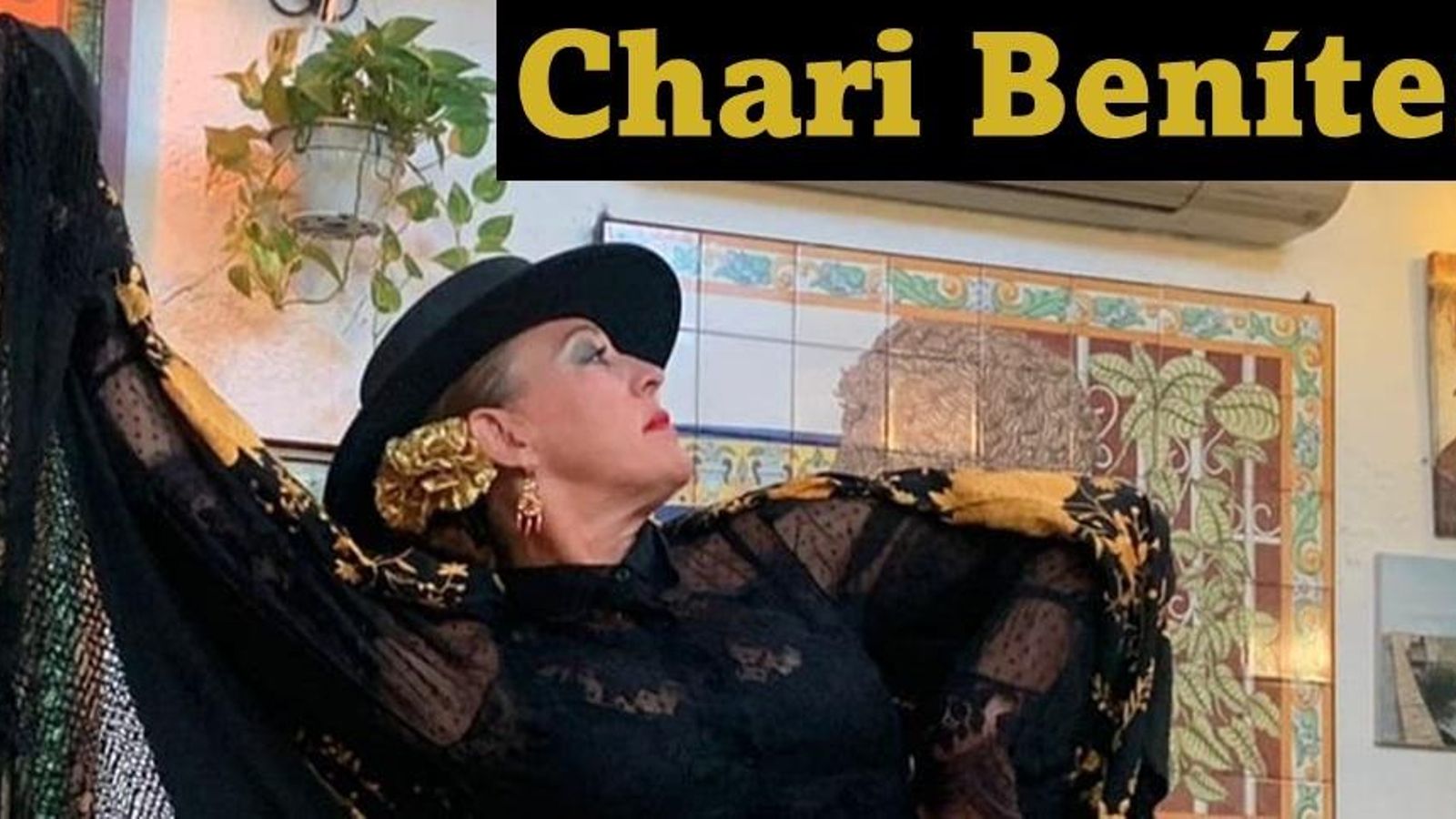 Cartel de la actuación de Chari Benítez en la Venta de Vargas.