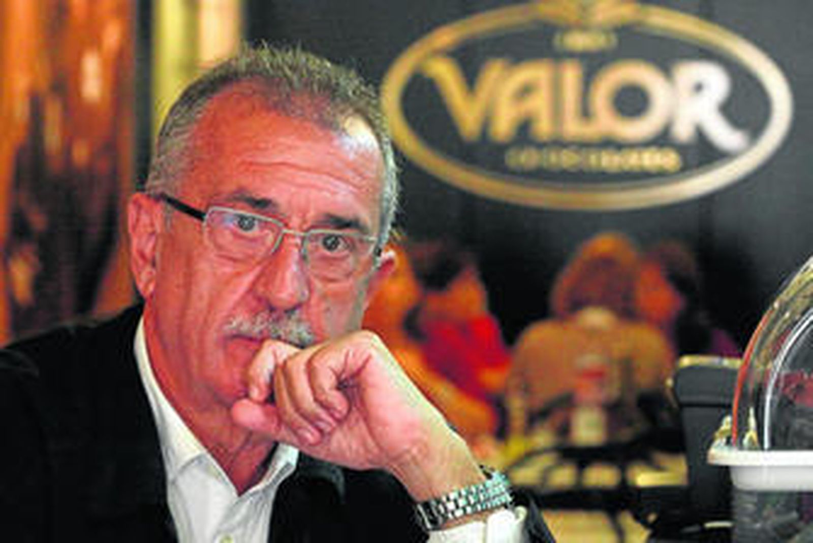 Carlos Hernández Pezzi, durante la entrevista.