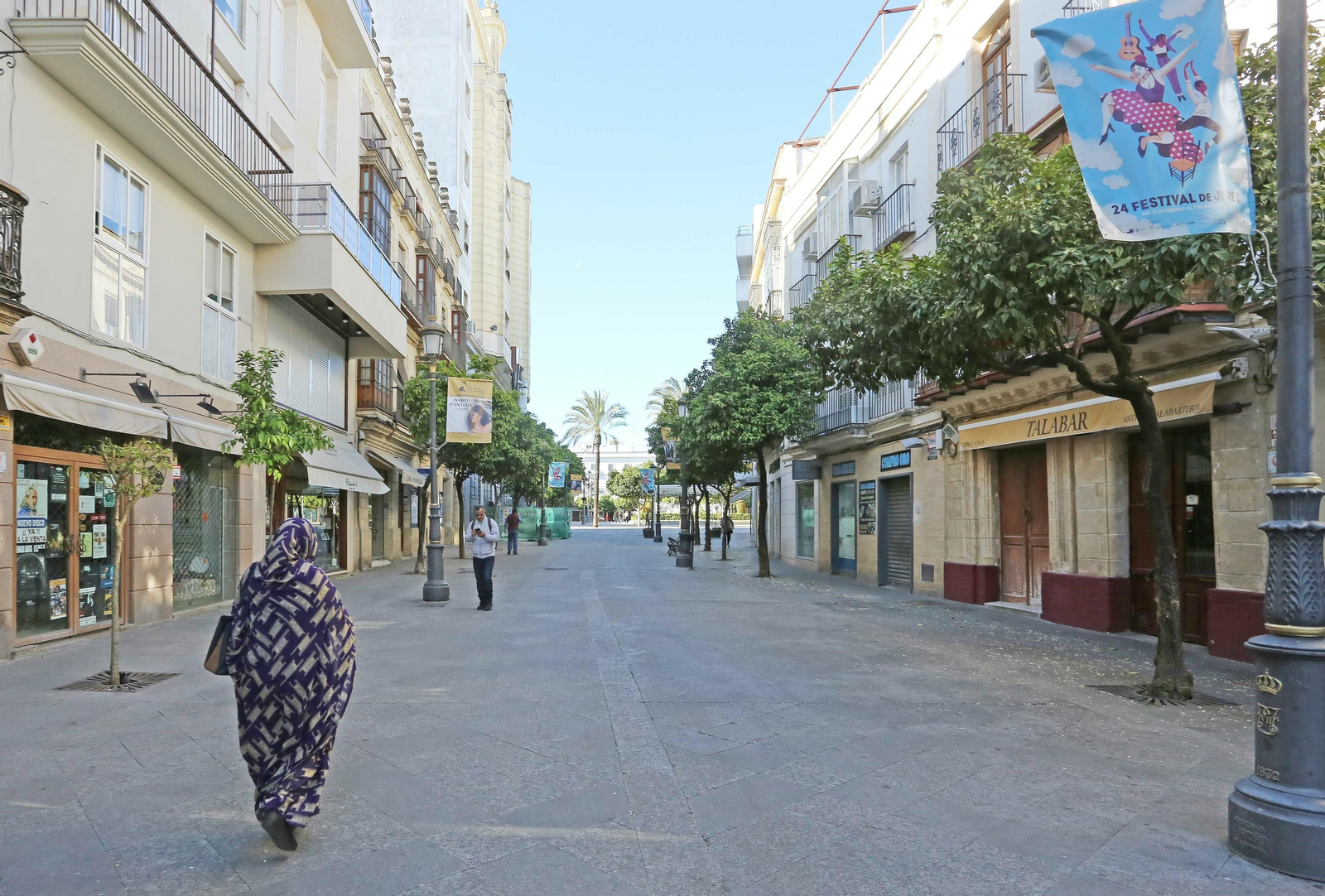 Coronavirus:Imágenes del primer día laborable en Jerez