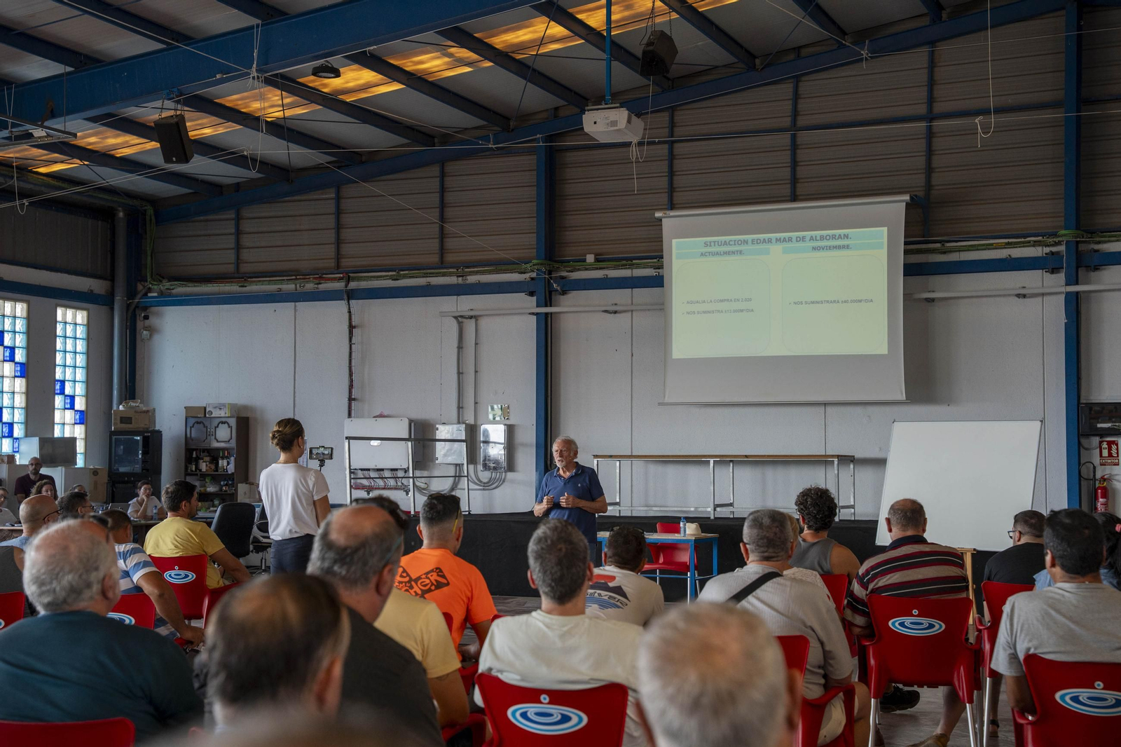 Reunión de los regantes de la CUCN, en imágenes