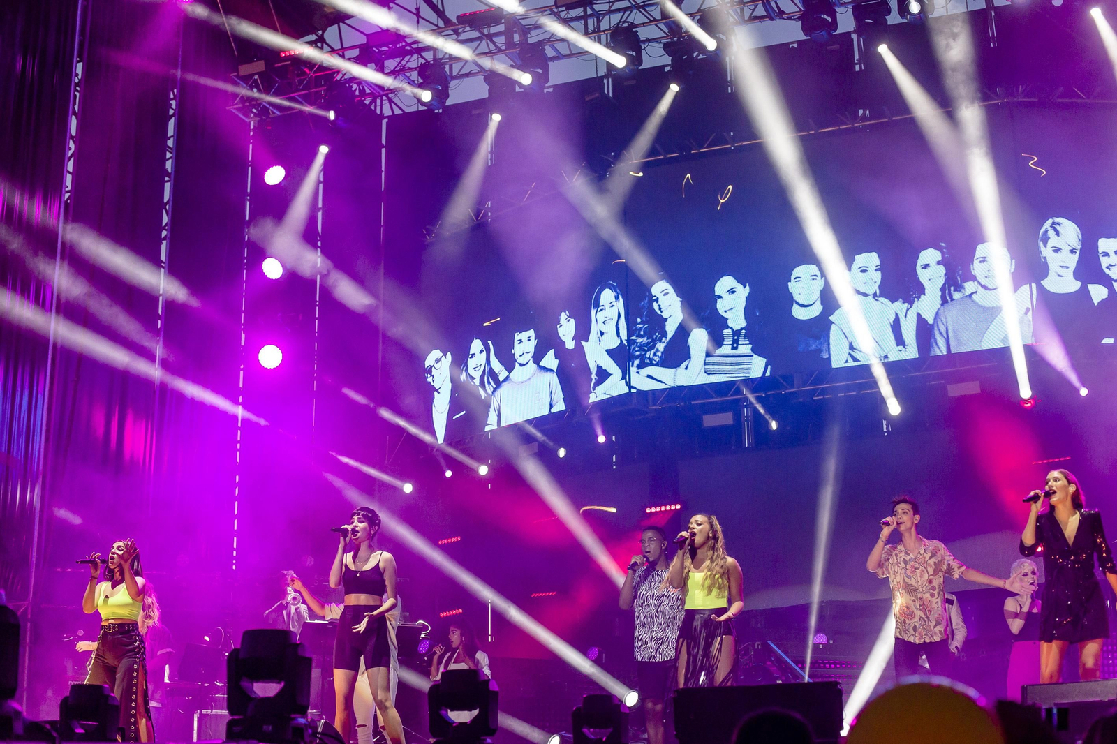 Concierto de Operación Triunfo en el Muelle de Cádiz