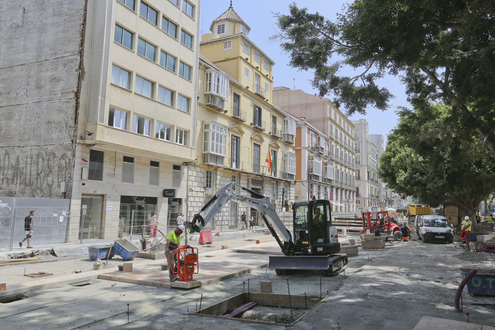 Las fotos de la reurbanización de la Alameda de Málaga