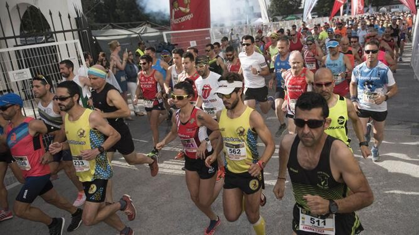 Corredores en una competición en una imagen de archivo.