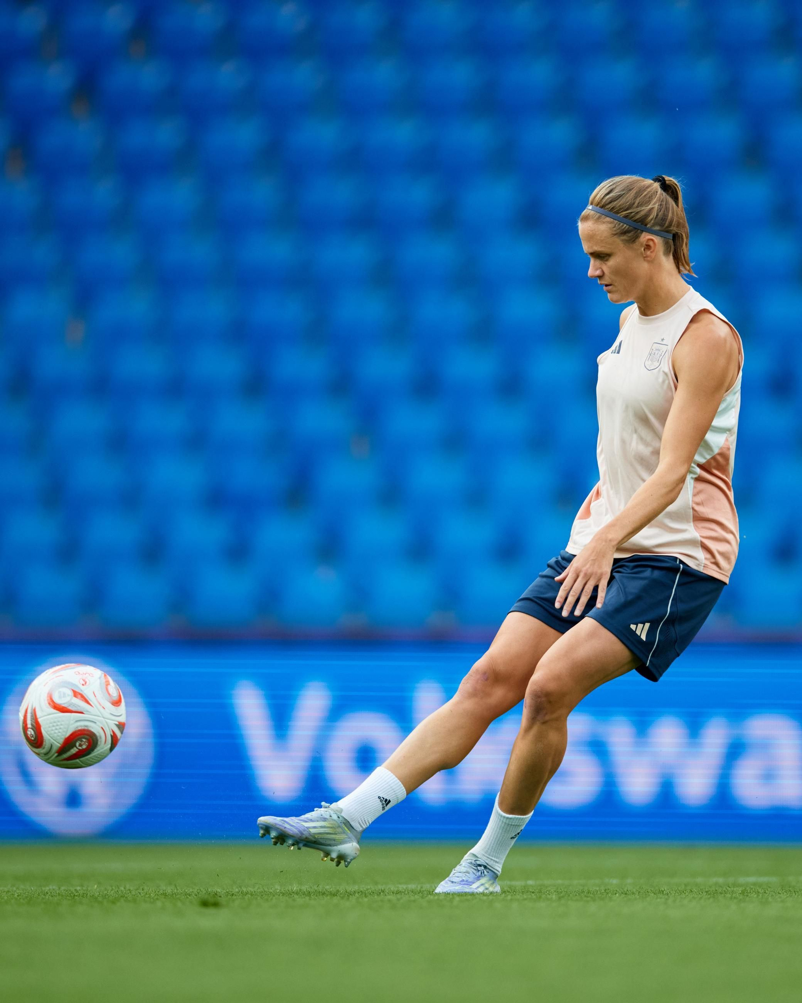 Las fotos de España antes de la final de la Eurocopa femenina