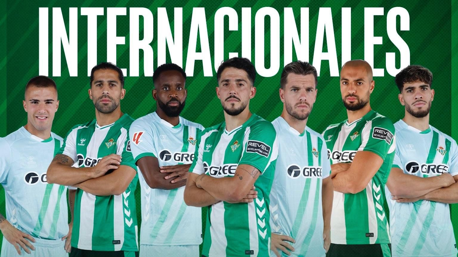 Los futbolistas internacionales con el Betis en estas dos semanas
