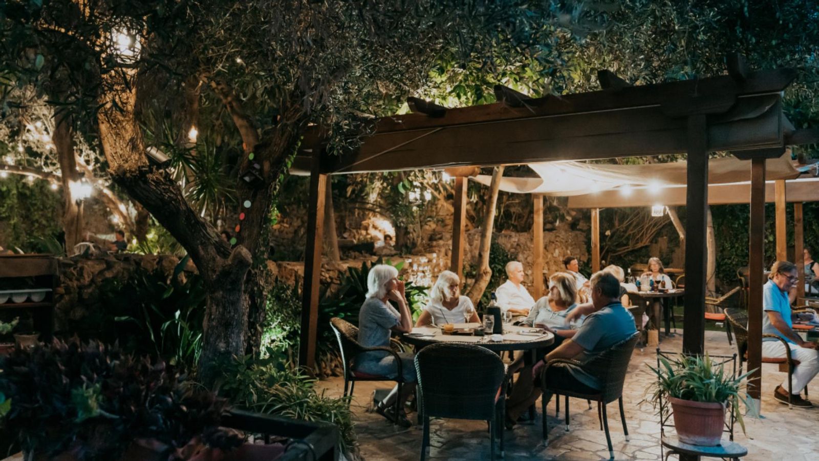 El patio de Secret Garden.