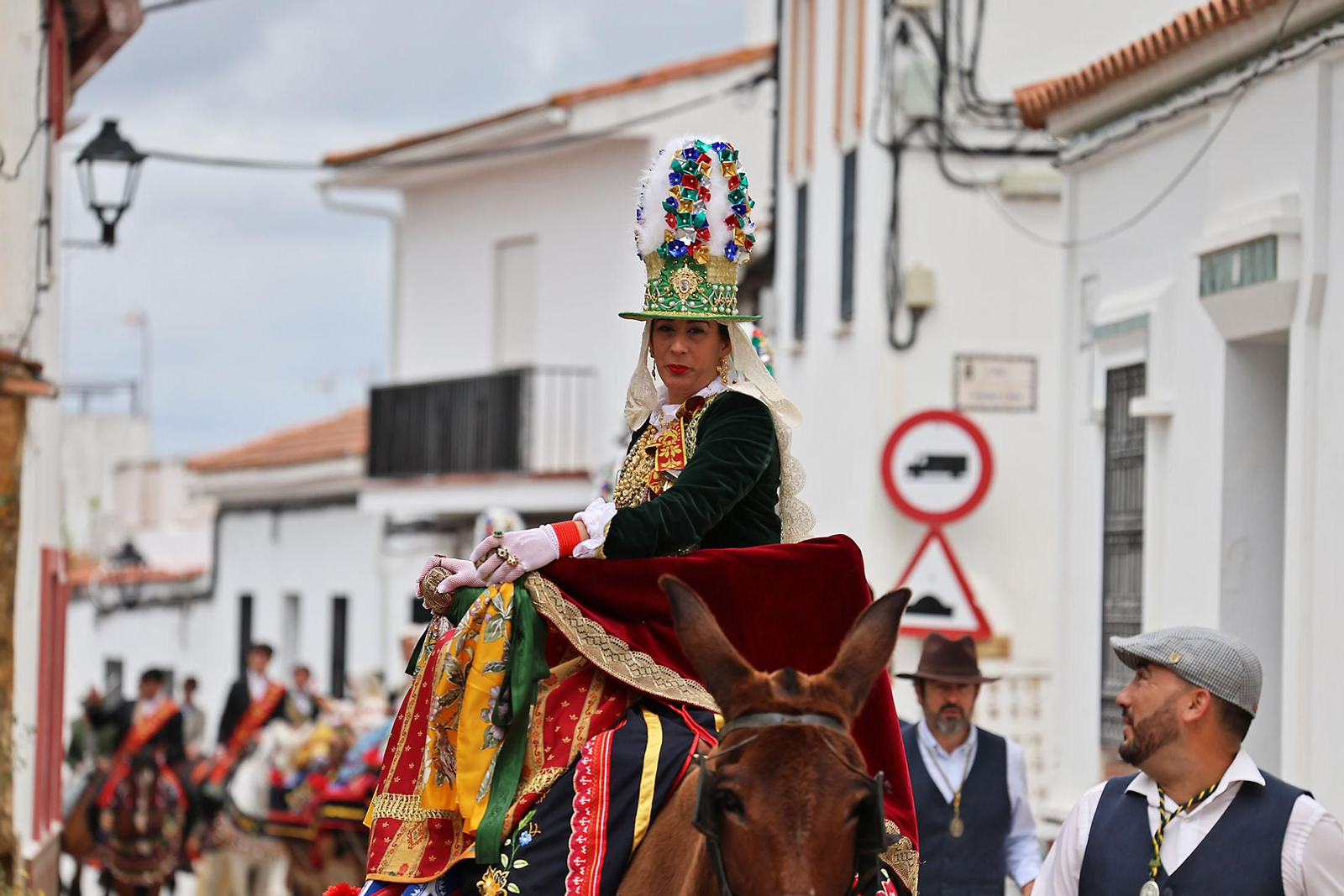 Las imágenes de la romería de San Benito Abad en el Cerro del Andévalo de Huelva