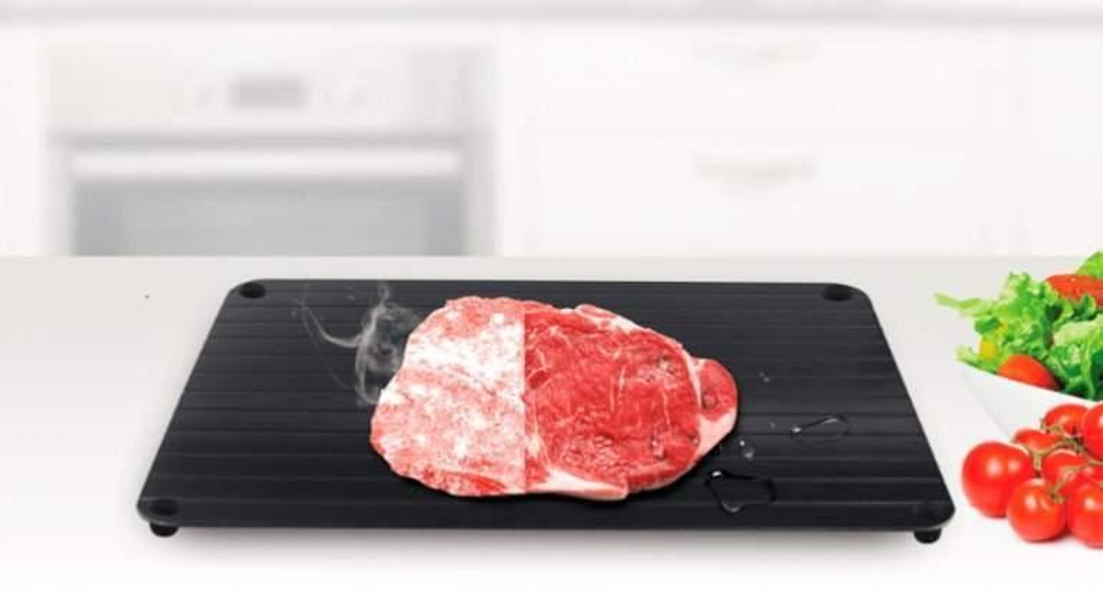 La placa para descongelar de Aldi conserva todas las propiedades de los alimentos