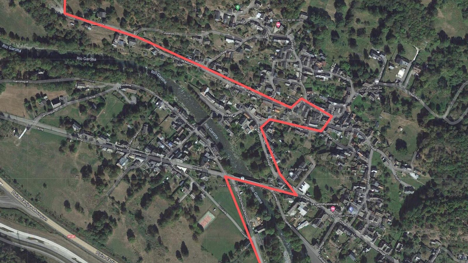 El recorrido por Fos es un poco complicado.