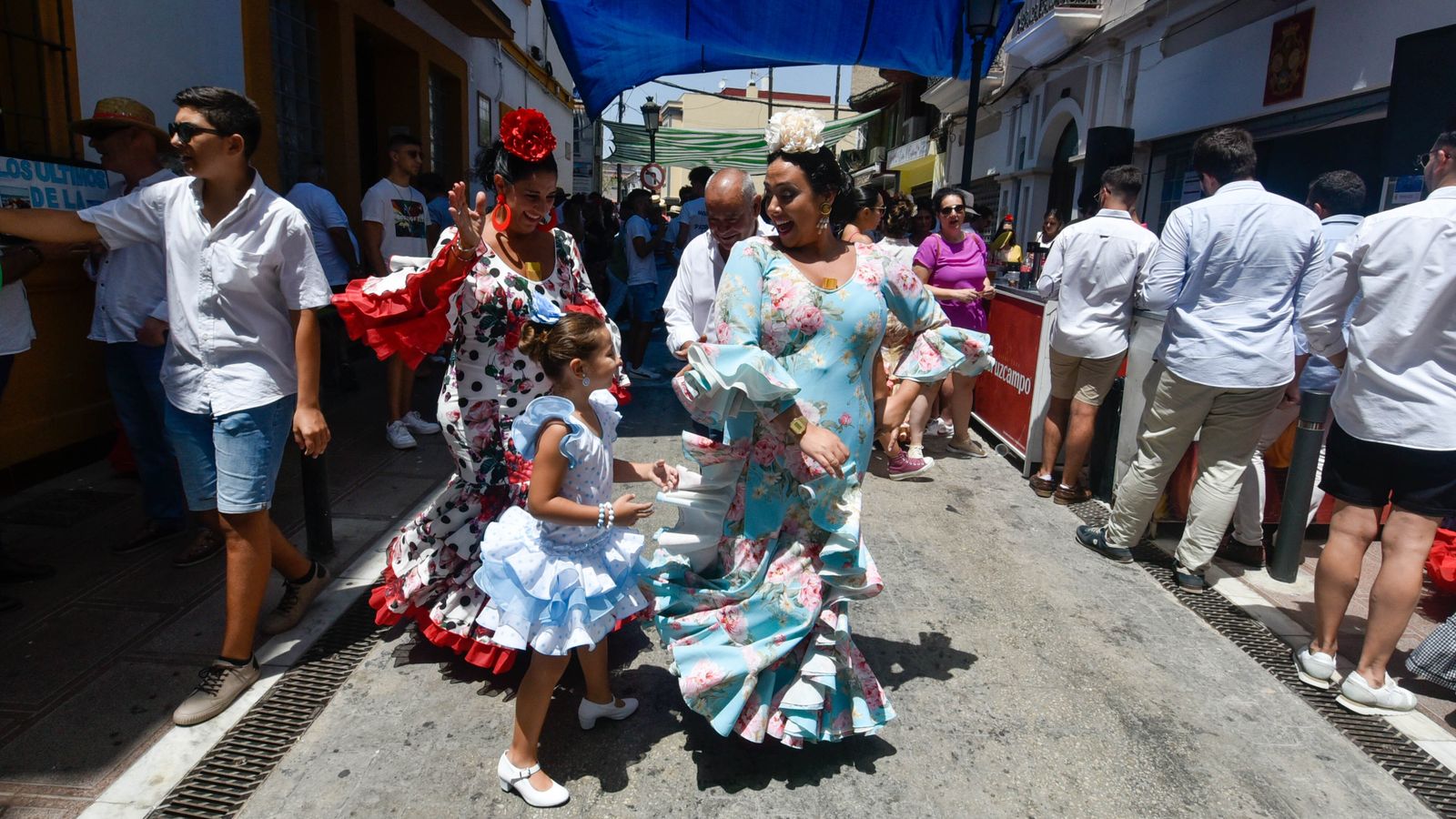 Las fotos del Domingo Rociero en el centro de la Línea