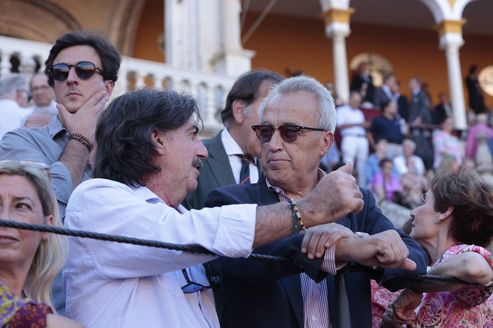Ambiente en los tendidos de la Maestranza