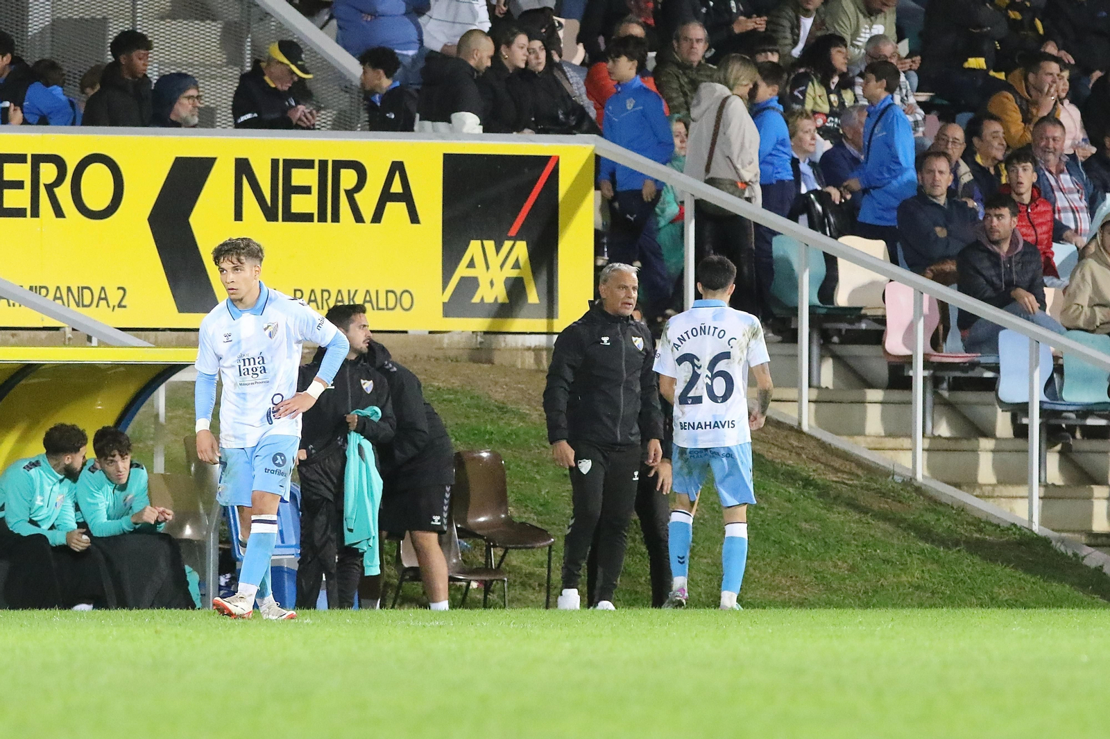 El Barakaldo-Málaga CF, en fotos
