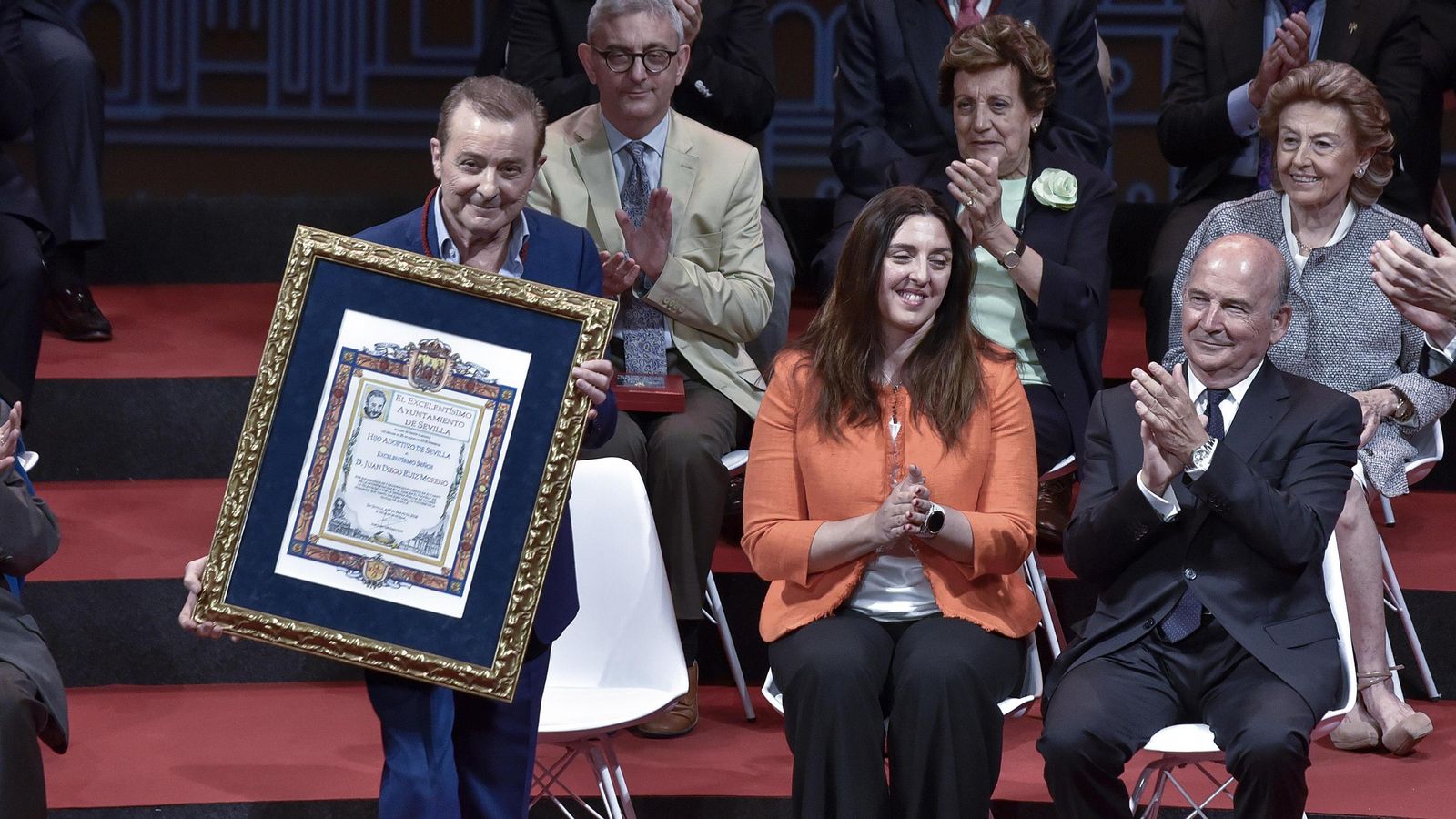 El actor Juan Diego, nombrado Hijo Adoptivo de la ciudad.