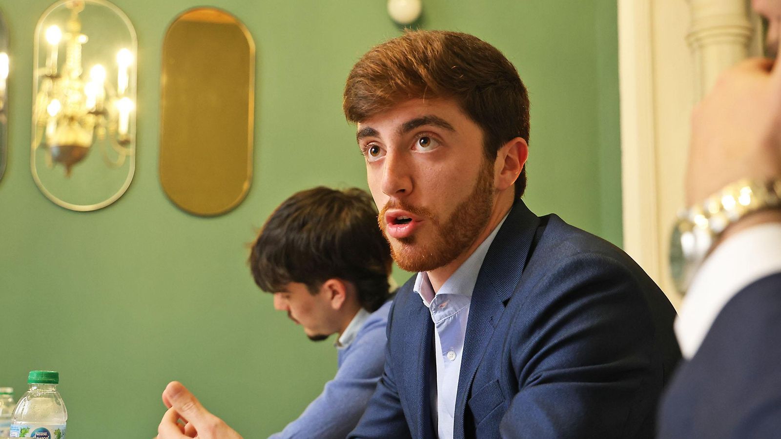 Pablo Conde en el avance de la Tertulia Cofrade El Aguaó