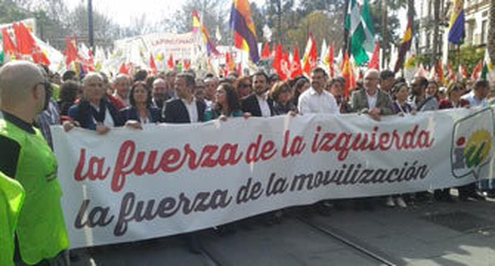 IU celebra el 28-F con una manifestación para reivindicar que la izquierda "es el futuro de Andalucía"