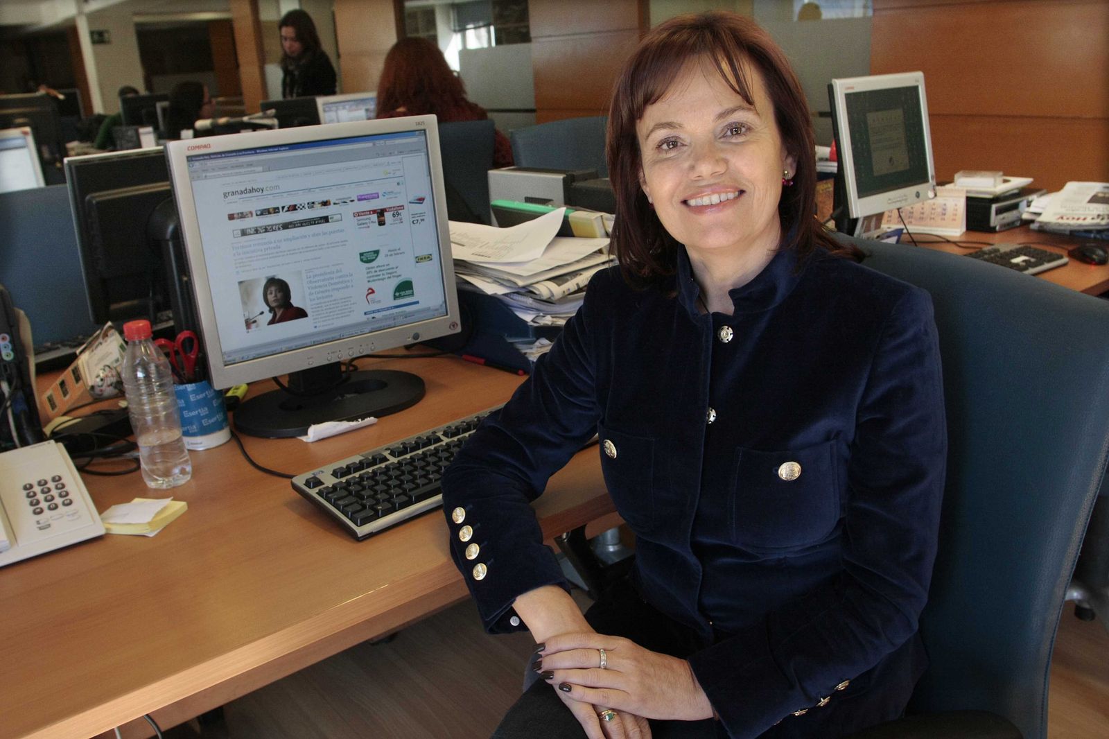 La magistrada granadina Inmaculada Montalbán, durante una visita a Granada Hoy