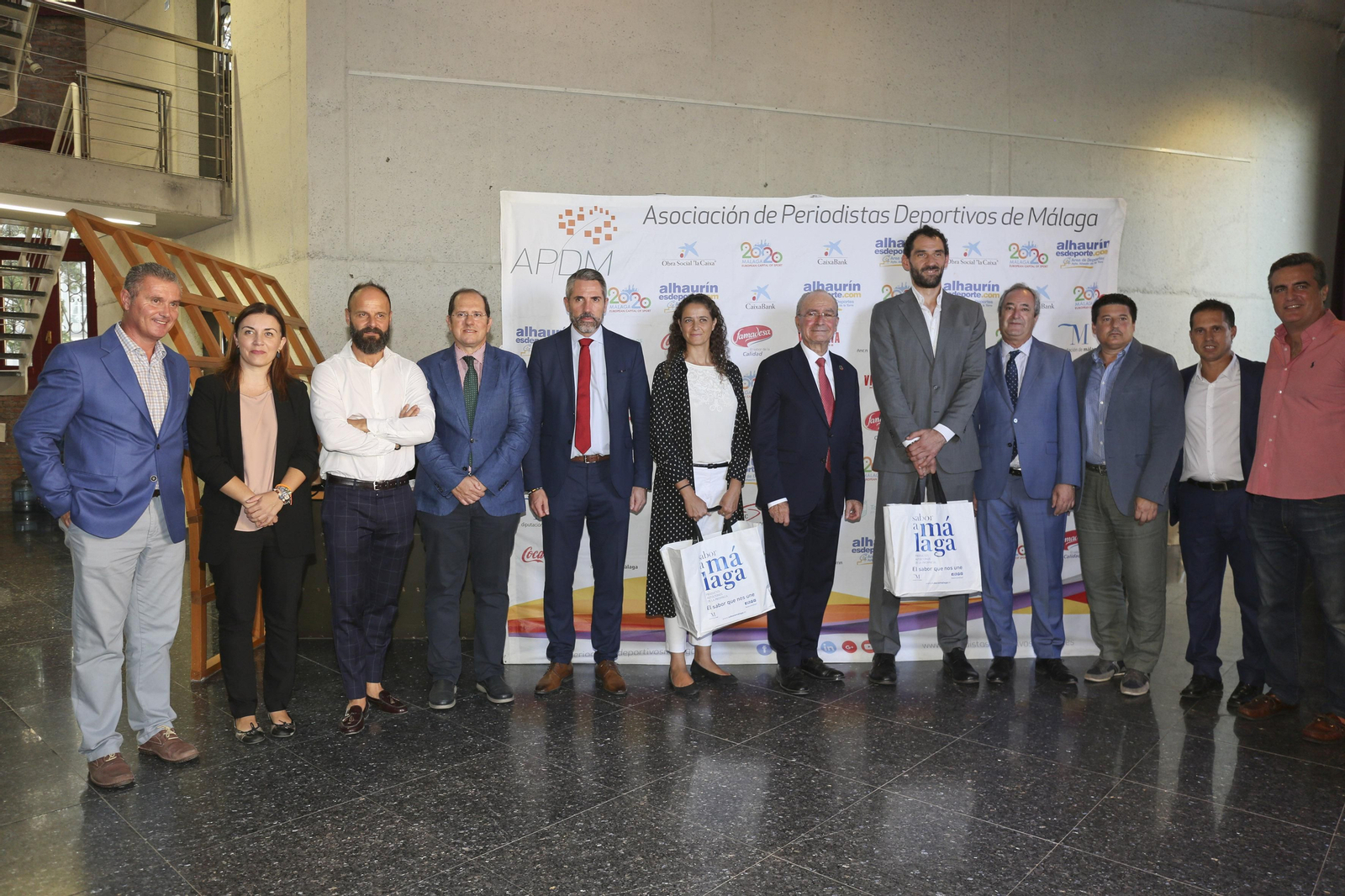 Las fotos de la visita de Jorge Garbajosa a Málaga