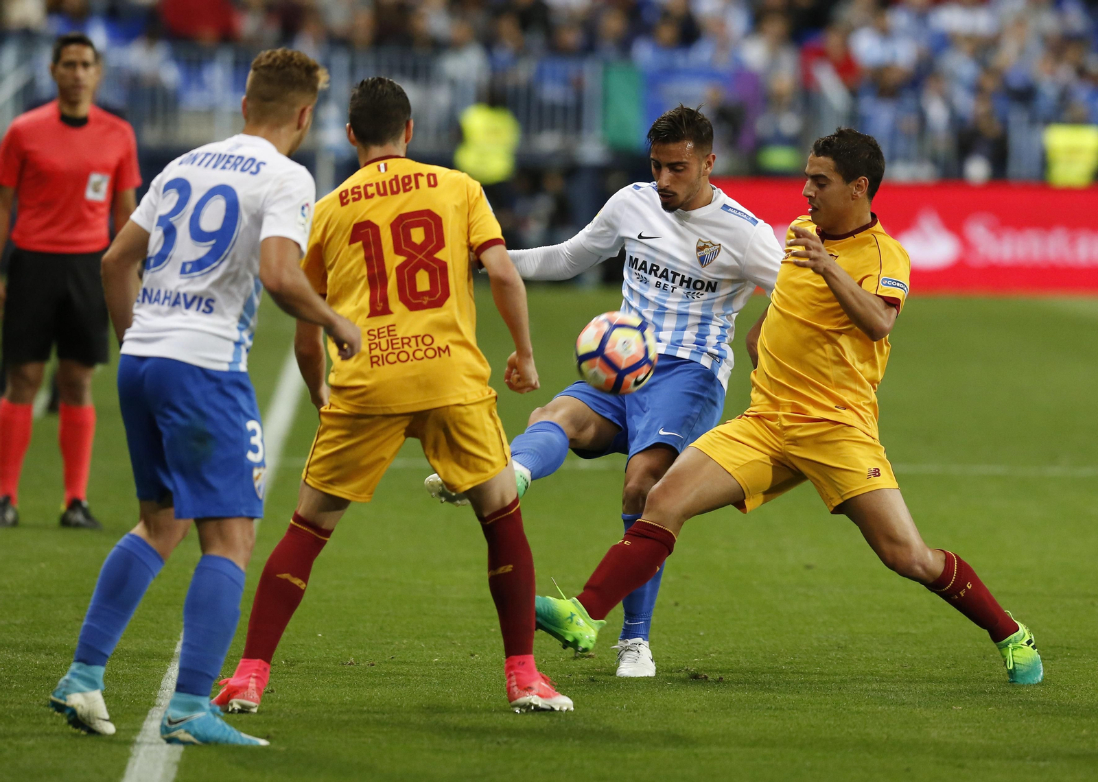 El Málaga-Sevilla, en imágenes