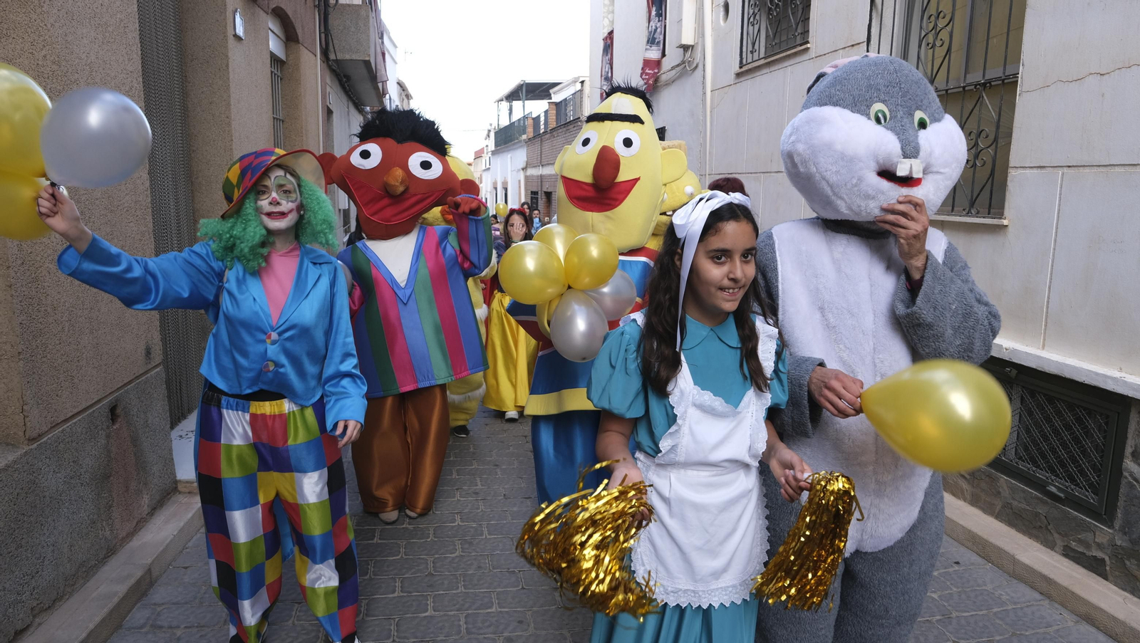 Imágenes del Pasacalles Infantil de las Fiestas de Abla
